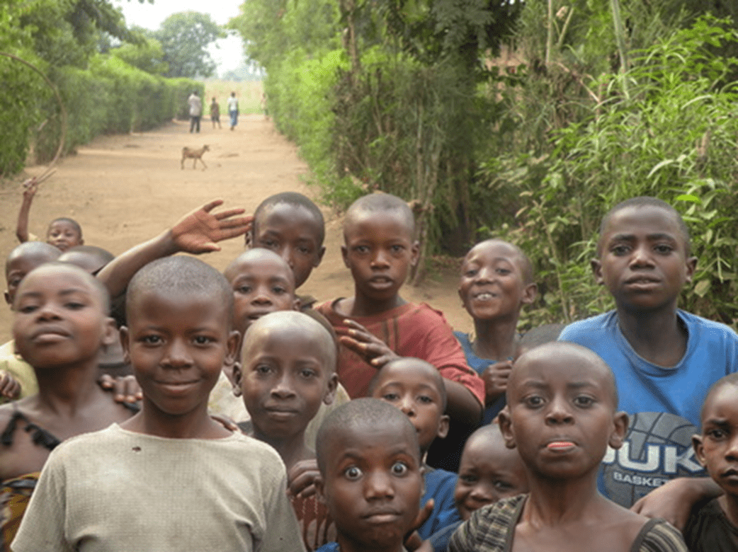 with kids during Measles outbreak -JFKinani